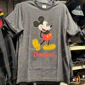 NWT Disneyland Mickey Mouse Graphic Ringer T-Shirt